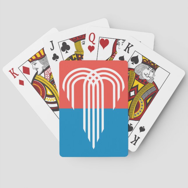 Flag of Kansas City, Missouri Poker Cards (Back)