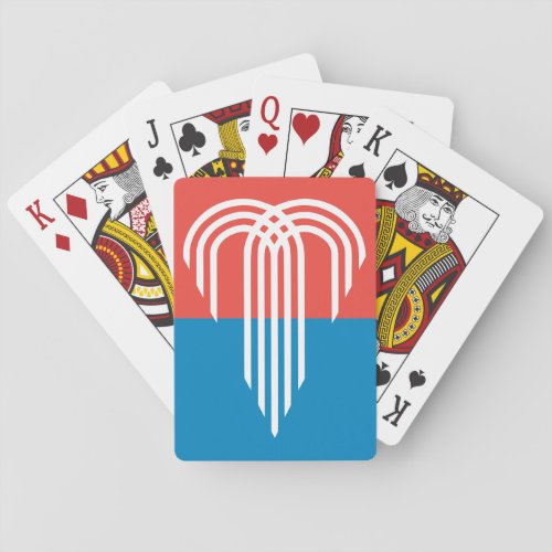 Flag of Kansas City Missouri Poker Cards