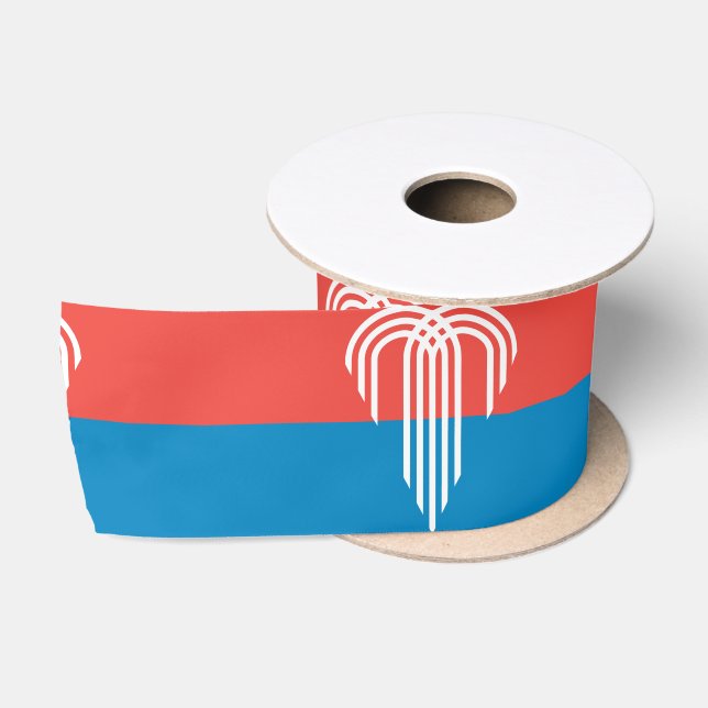 Flag of Kansas City, Missouri Satin Ribbon (Spool)