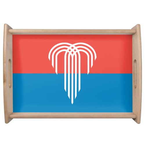 Flag of Kansas City Missouri Serving Tray