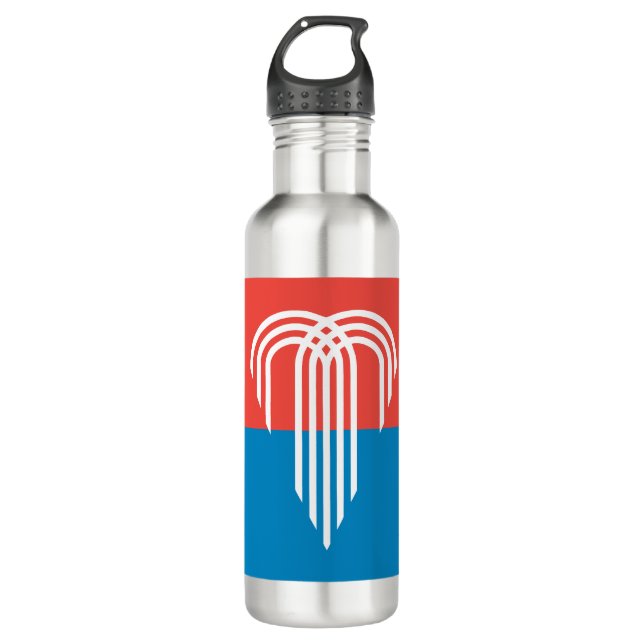 Flag of Kansas City (Missouri) Stainless Steel Water Bottle (Front)