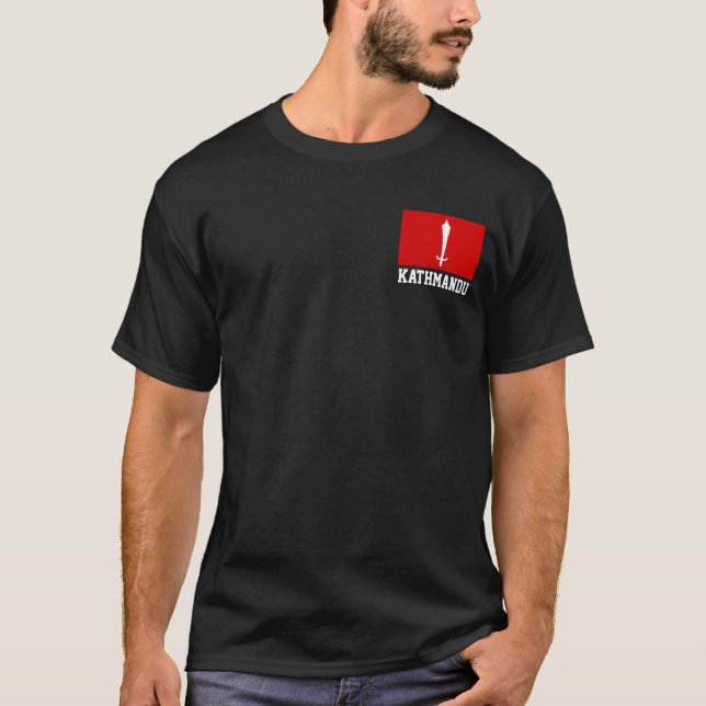 Flag of Kathmandu, Nepal T-Shirt (Front)