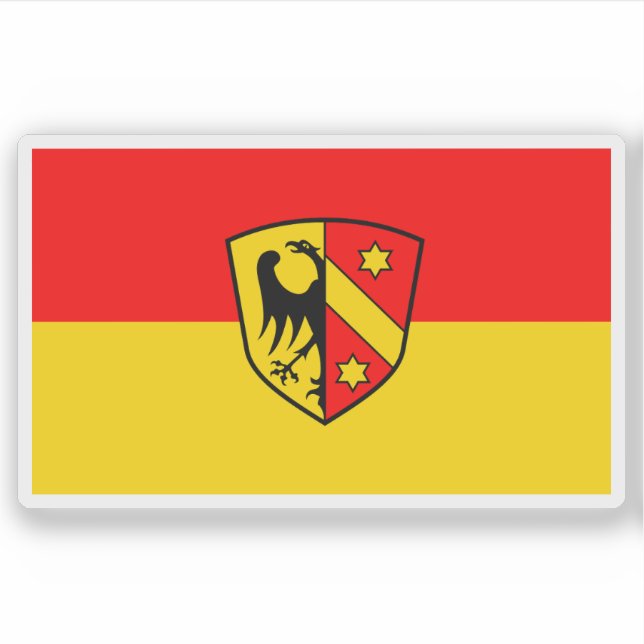 Flag of Kaufbeuren, Germany Sticker (Front)