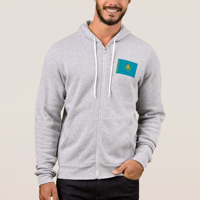 Flag of Kazakhstan Hoodie (Front)
