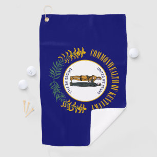 Flag of Kentucky Golf Towel
