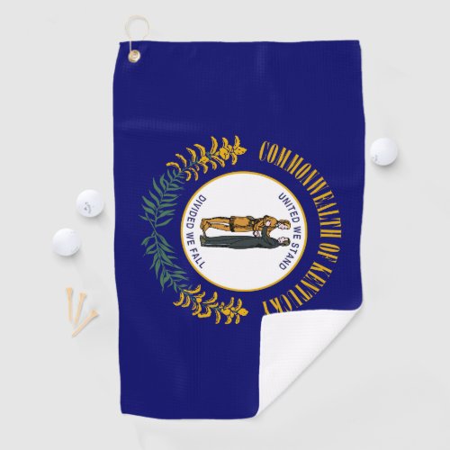 Flag of Kentucky Golf Towel