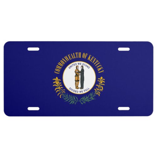 Flag of Kentucky License Plate