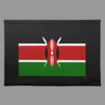 Flag of Kenya Africa Placemat