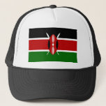 Flag of Kenya Africa Trucker Hat