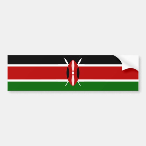 Flag of Kenya Bumper Sticker
