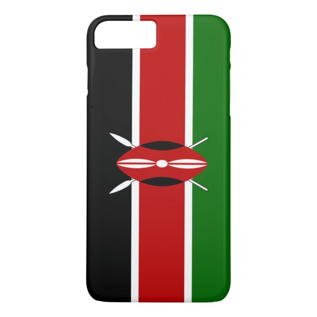 Flag of Kenya Case-Mate iPhone Case (Back)