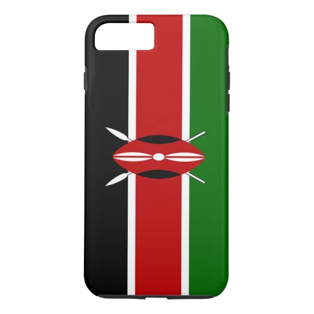 Flag of Kenya Case-Mate iPhone Case (Back)