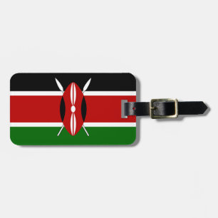 Flag of Kenya Easy ID Personal Luggage Tag