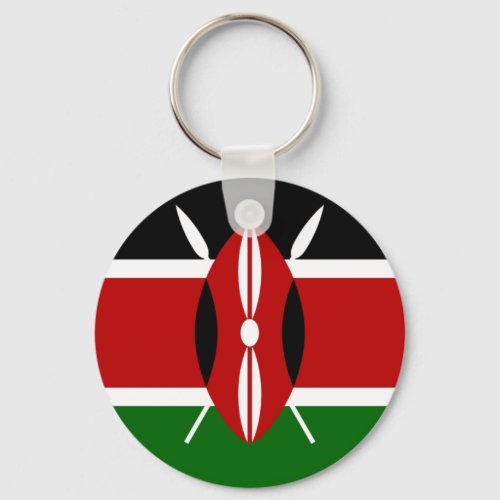Flag of Kenya Keychain