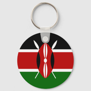 Flag of Kenya Keychain