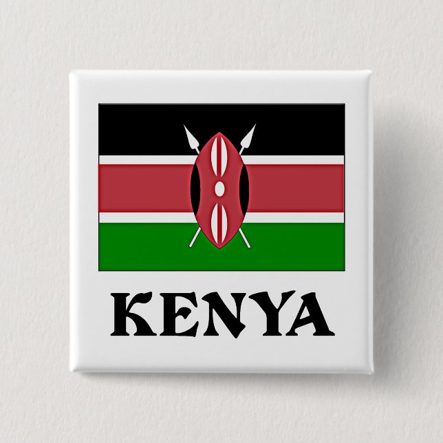 Flag of Kenya, labeled Button (Front)