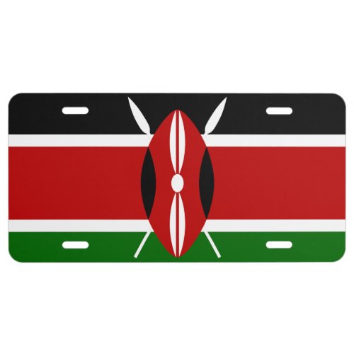 Flag of Kenya License Plate