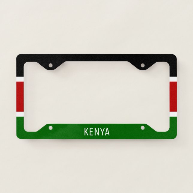 Flag of Kenya License Plate Frame (Front)