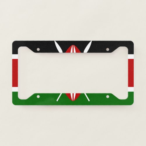 Flag of Kenya License Plate Frame