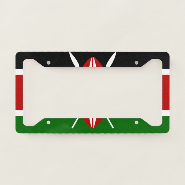 Flag of Kenya License Plate Frame (Front)
