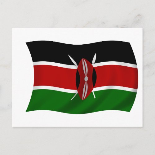 Flag of Kenya Postcard