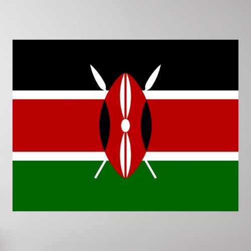 Flag of Kenya Poster