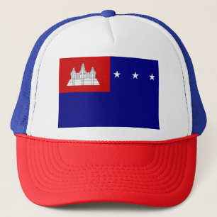 Flag of Khmer Republic (សាធារណរដ្ឋខ្មែរ) Trucker Hat