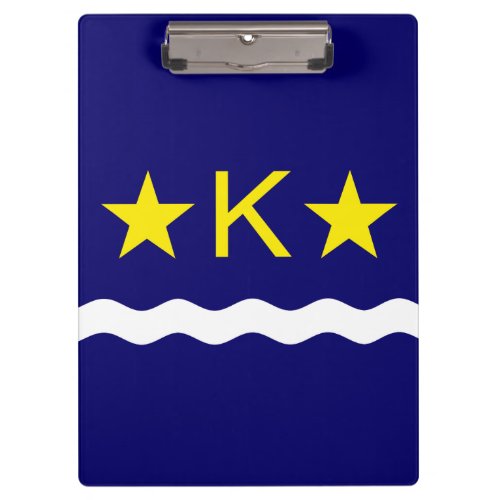 Flag of Kinshasa Congo Clipboard