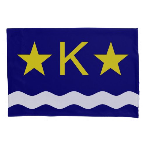 Flag of Kinshasa Congo Pillowcase