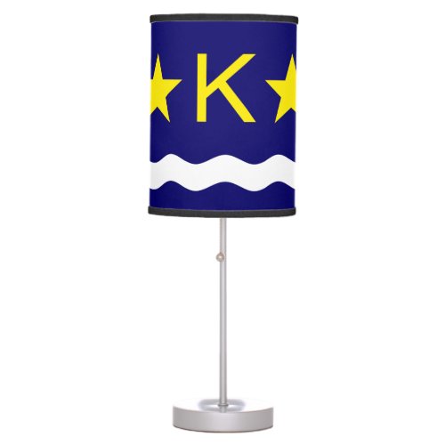 Flag of Kinshasa Congo Table Lamp