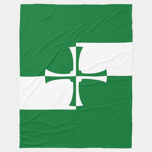 Flag of Kirkcudbrightshire Fleece Blanket (Front)