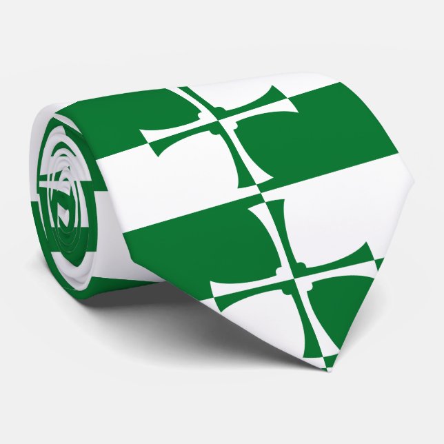 Flag of Kirkcudbrightshire Tie (Rolled)