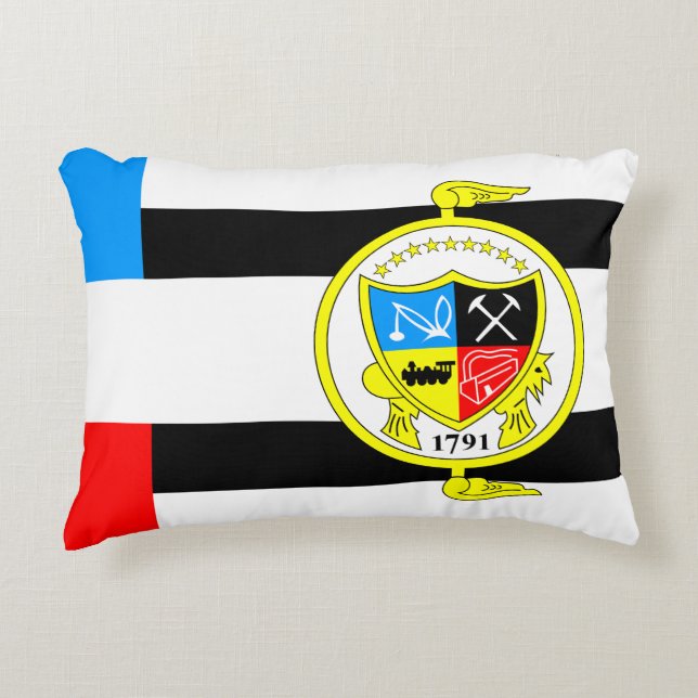 Flag of Knoxville, Tennessee Accent Pillow (Front)