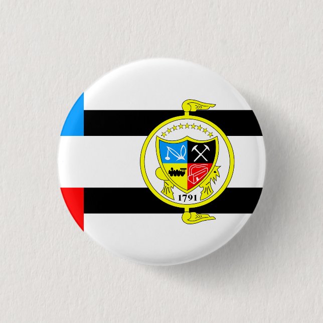 Flag of Knoxville, Tennessee Button (Front)