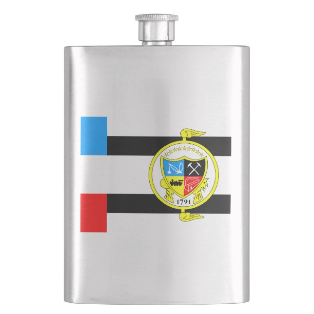 Flag of Knoxville, Tennessee Flask (Front)