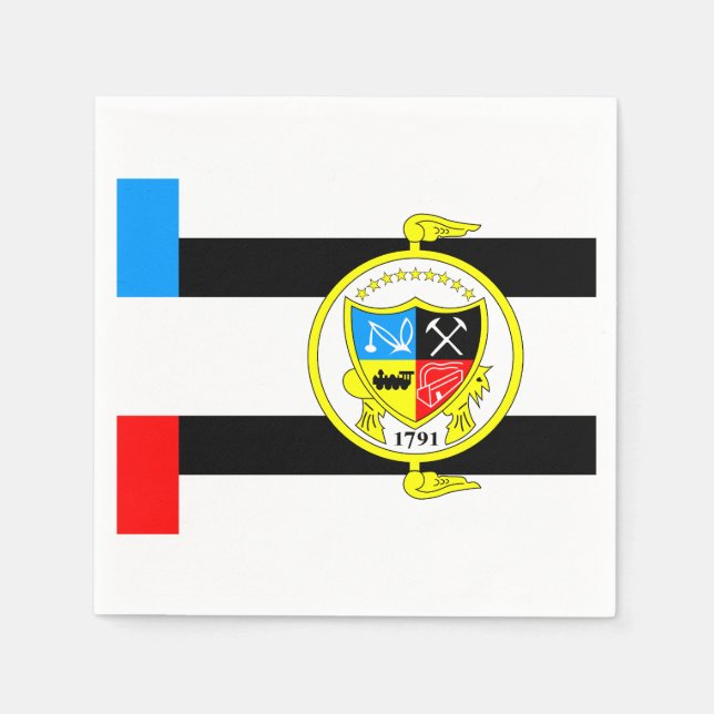 Flag of Knoxville, Tennessee Napkins (Front)