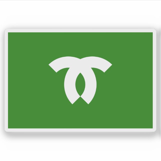 Flag of Kobe, Hyogo, Japan Sticker (Front)