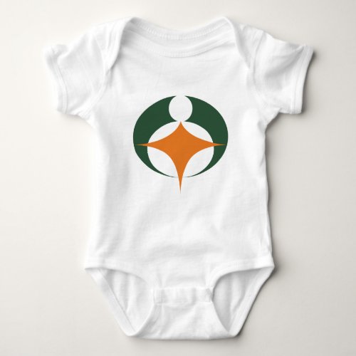 Flag of Koga Shiga Japan Baby Bodysuit