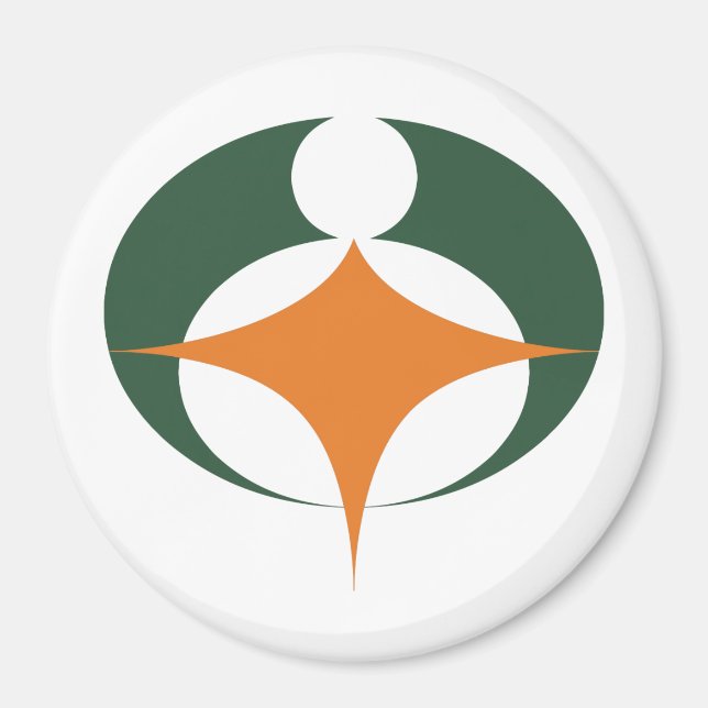 Flag of Koga, Shiga, Japan Magnet (Front)