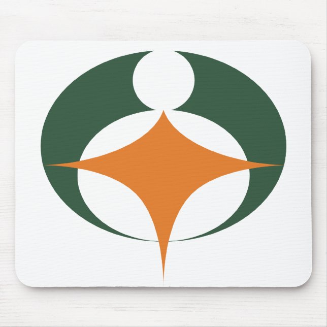 Flag of Koga, Shiga, Japan Mouse Pad (Front)