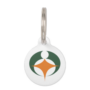 Flag of Koga, Shiga, Japan Pet ID Tag