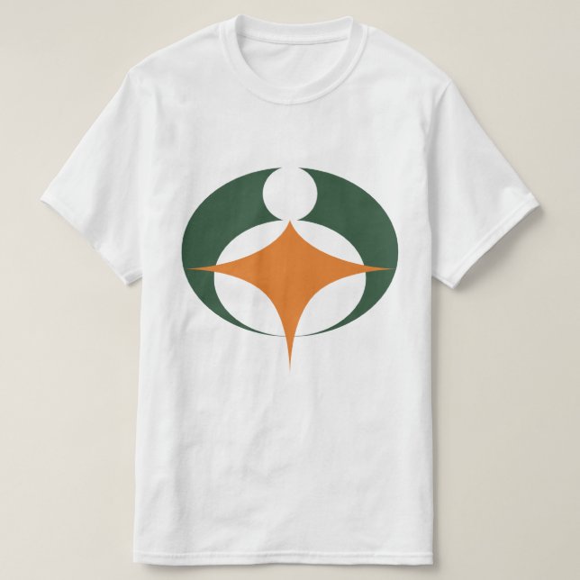 Flag of Koga, Shiga, Japan T-Shirt (Design Front)