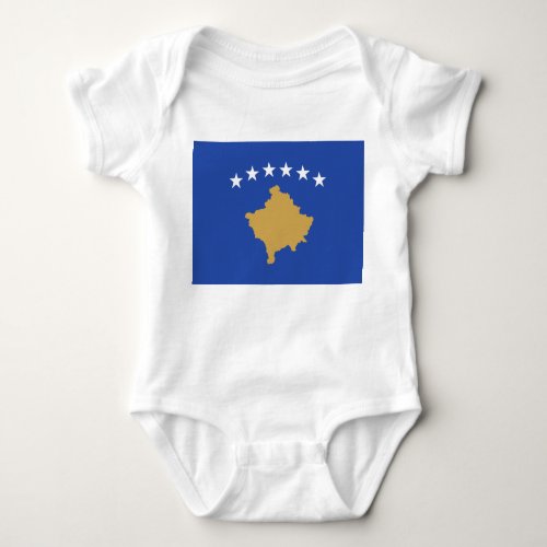 Flag of Kosovo Baby Bodysuit