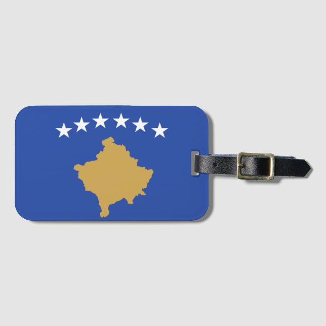 Flag of Kosovo  Luggage Tag (Front Horizontal)
