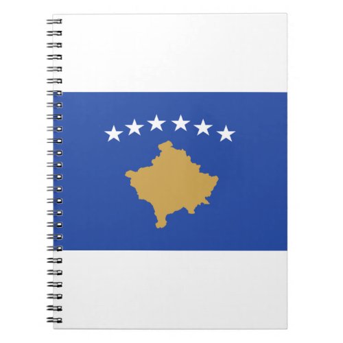 Flag of kosovo notebook