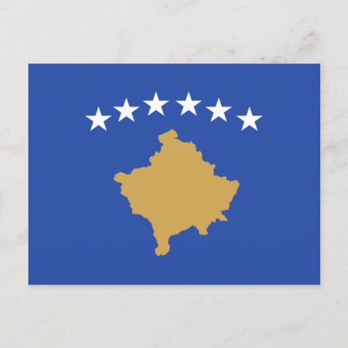 Flag of Kosovo Postcard