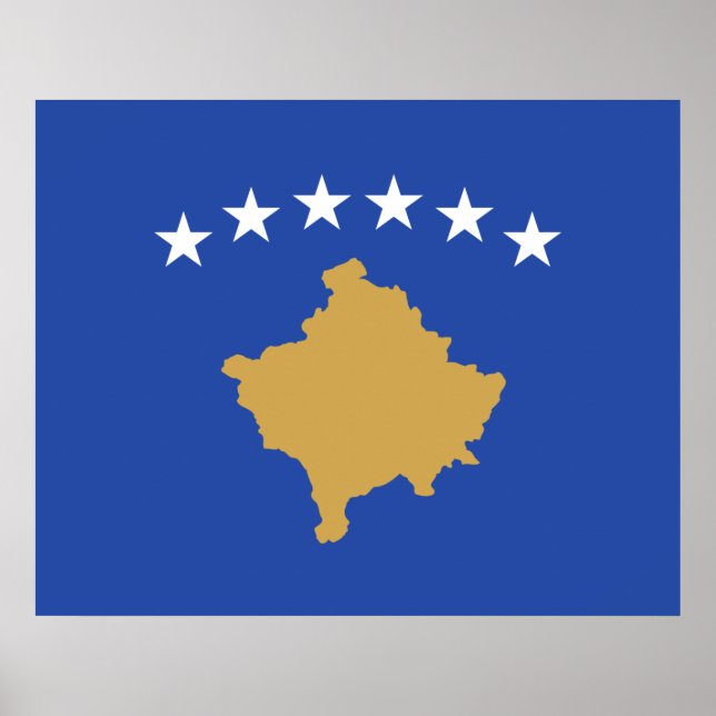 Flag of Kosovo Poster (Front)