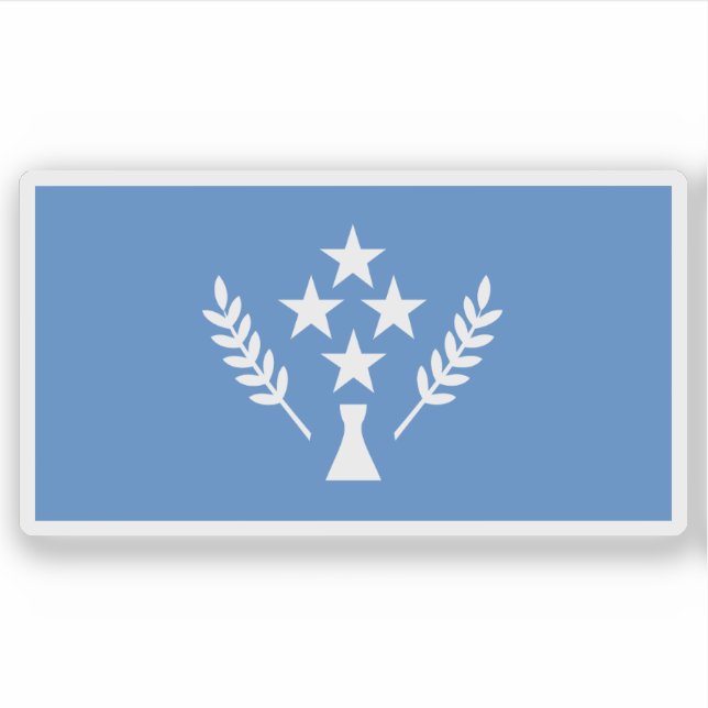 Flag of Kosrae (Strong's Island), Micronesia Sticker (Front)