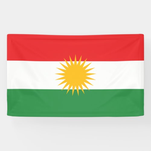 Flag of Kurdistan Banner