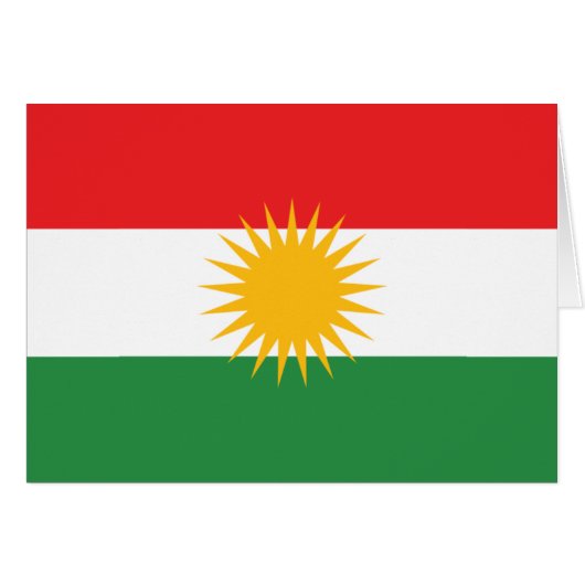 Flag of Kurdistan Cards (Front Horizontal)